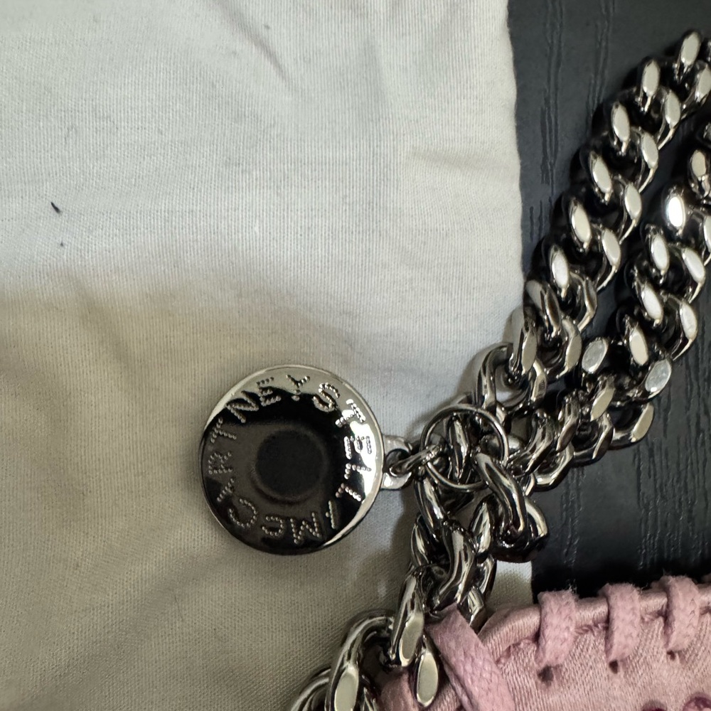 Stella McCartney Pink and Silver Shoulder Bag - Picture 8 of 11